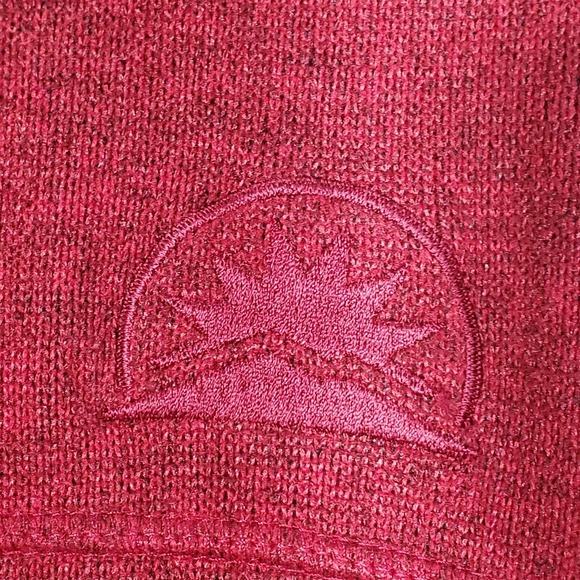 LL Bean Men Polartec Pullover Size 2XL Tall Red Hiking Outdoors Arm Pocket - Picture 4 of 14